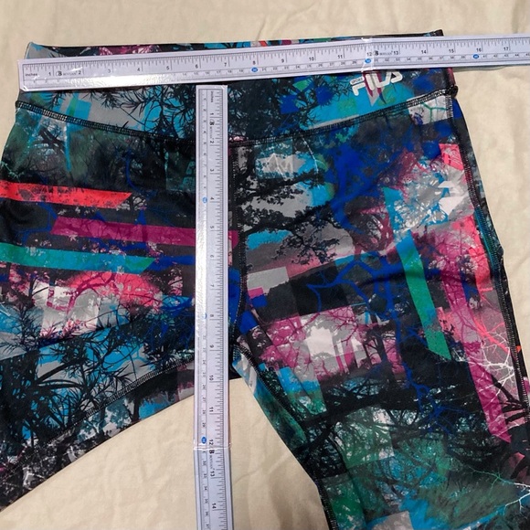 Fila Blue and Pink Artistic Leggings - Picture 3 of 11